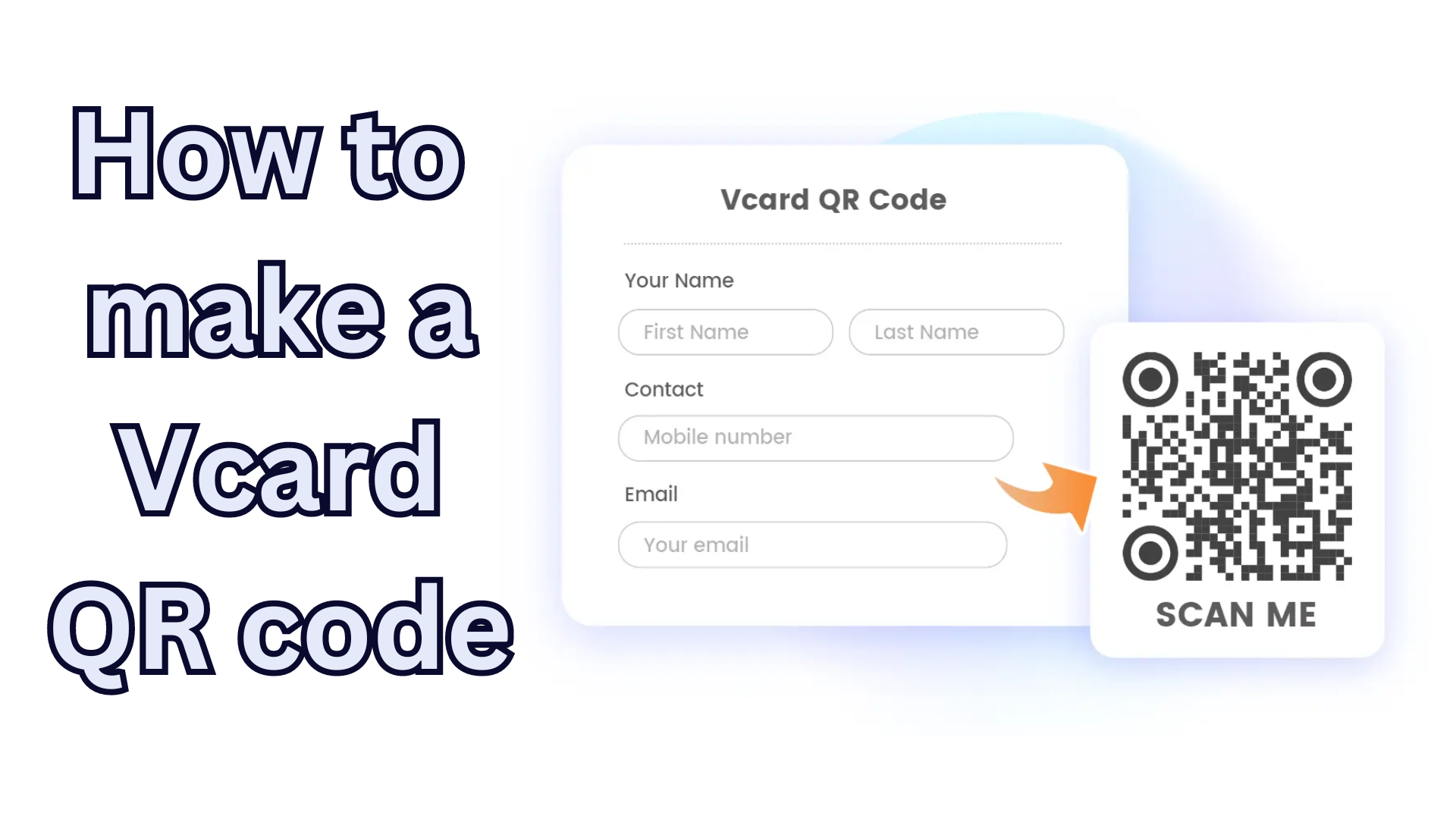 Vcard QR code