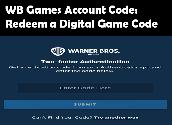 WB Games Account Code