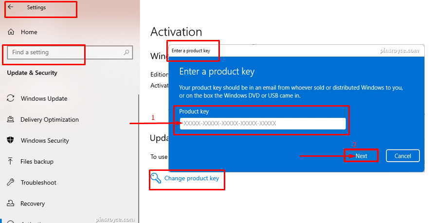 Windows 11 and 10 no longer activate with Windows 7, 8 key