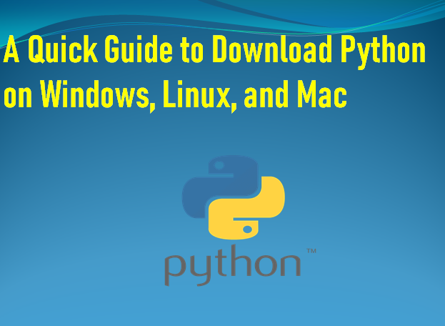 how you can download Python