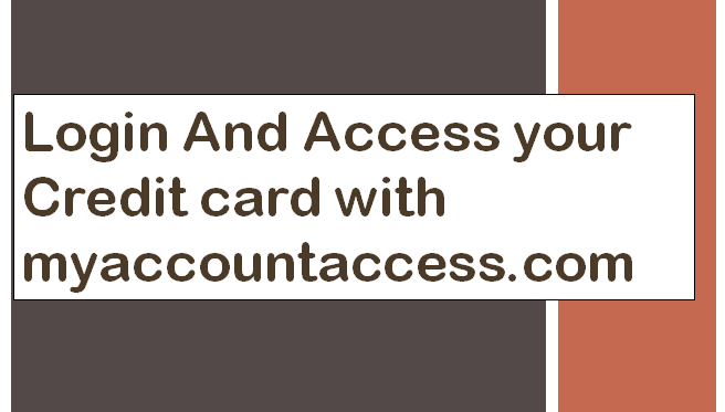 Login And Access your Credit card