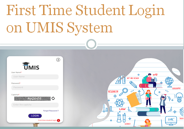 Student Login on UMIS System