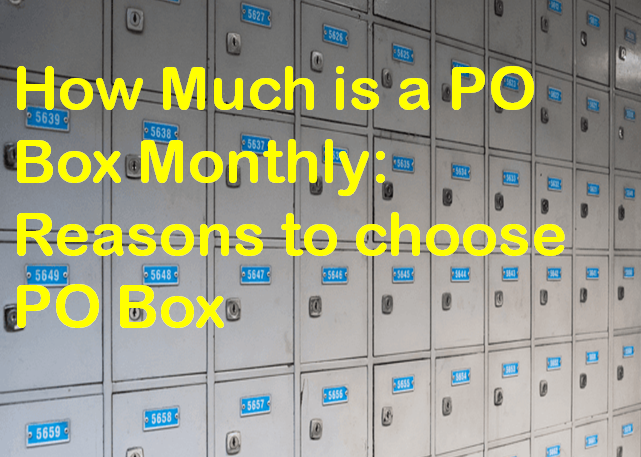 How Much is a PO Box Monthly